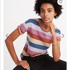 Madewell M cotton crew neck t shirt